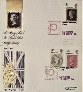 1970 PHILYMPIA DAY Covers