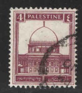 Palestine Scott 66 Used Dome of the Rock stamp from 1927-1942
