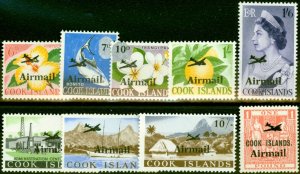 Cook Islands 1966 Air Set of 9 SG185-193 Very Fine MNH