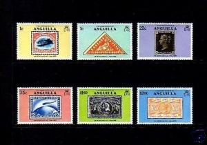 ANGUILLA - 1979 - ROWLAND HILL - RARE STAMPS - STAMP ON STAMP - MINT - MNH SET!