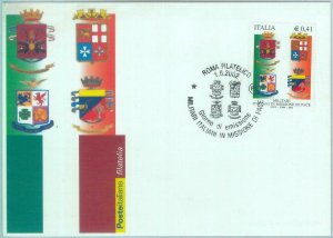 83591 -  ITALY  - Postal History - MAXIMUM CARD - MILITARY Coats of Arms 2002