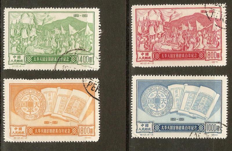 China PRC 124-27 SG 1526-9 Used 1951 SCV $28.00