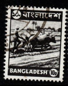 BANGLADESH SG65 1976 10p BLACK FINE USED