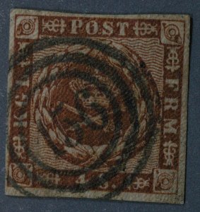 Denmark #7 Used FN Brown