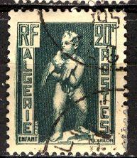 Algeria; 1952: Sc. # 244: O/Used Single Stamp