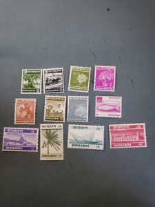 Stamps Bangladesh Scott #95-106 hinged