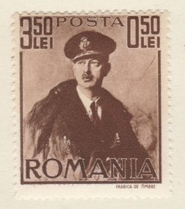1940 ROMANIA King Carol II Air Force Surtax 3.50L MH* A27P13F22660 Semi-Postal-