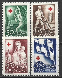 COLLECTION LOT 7943 FINLAND #B44-7 MH 1941  CV+$13