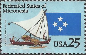 # 2506 USED MICRONESIA FLAG    