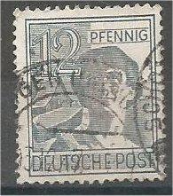 GERMANY, 1948, used 12ph, Laborer Scott 561