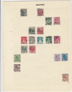 denmark stamps page ref 17111