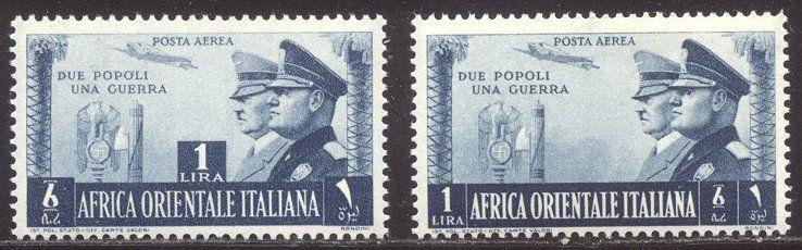 ITALIAN EAST AFRICA #C18-19 Mint NH - 1941 Rome-Berlis Axis