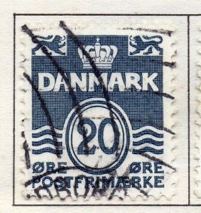 Denmark 1934-53 Early Issue Fine Used 20ore. 221218