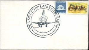 7/26/82 STS-4 Columbia Shuttle Return Landing at Edwards AFB Downey, CA