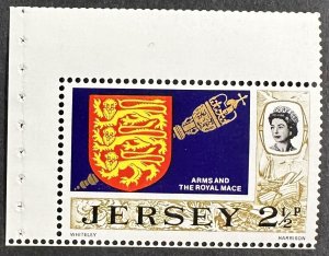 Jersey #38a MNH Booklet Pane Royal Mace 1971 [U10.1.2]