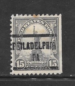 #566 Used Single PRECANCEL AS SHOWN