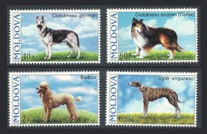Moldova Dogs 4v 2006 MNH SG#557-560