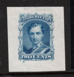 Newfoundland #27DP Extra Fine Engraved Die Essay In Dull Blue *With Certificate*