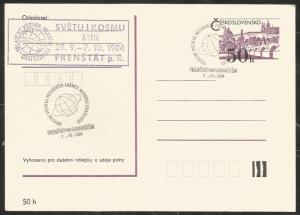 Czechoslovakia, Government Postal Card