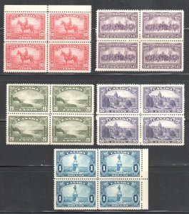 Canada #217 to 227 MINT XF NH Block of 4 -- Choice set - High Quality