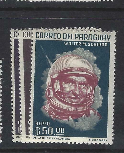 PARAGUAY  (P2505B)  ASTRONAUTS  SC C149-151   MOG