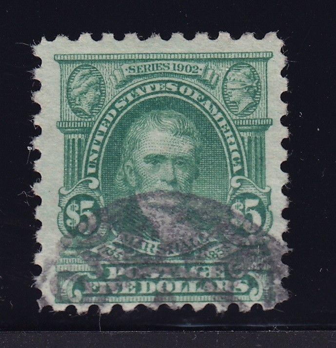 480 F-VF+ used neat cancel with nice color ! see pic !