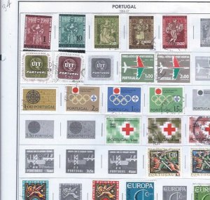 PORTUGAL 1958-1972 198 STAMPS SCV $59.00++