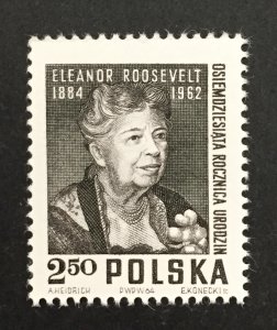 Poland 1964 #1272, Eleanor Roosevelt, MNH.