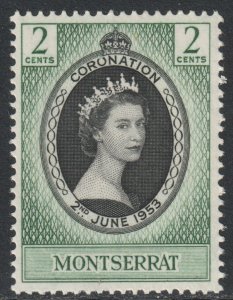 Montserrat Scott 127 - SG136, 1953 Coronation 2c MH*