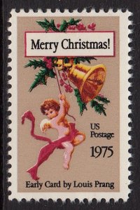 U.S.#1580c Christmas 10c Single (1975), MNH. (Perf is 11.2 x 10.9)