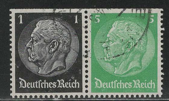 Germany Scott # 415, 418, used, se-tenant, Mi# W71