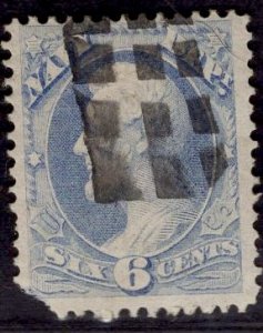 US Stamp #O38 6c Navy USED SCV $25.00