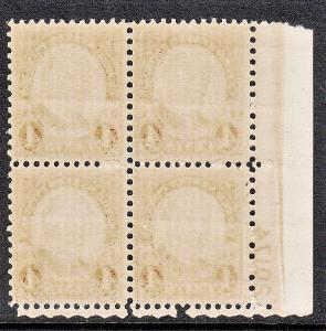 US # 685  MNH Plate Block