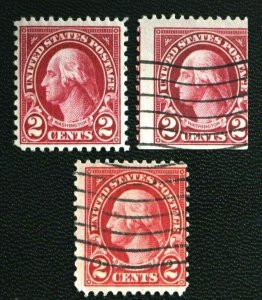 US #634e LAKE (not Carmine Lake) USED BOOKLET SINGLE RARE USED