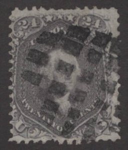 US Scott #78b George Washington 24c Used / Never Hinged 1863