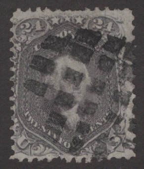US Scott #78b George Washington 24c Used / Never Hinged 1863