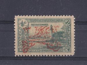 1910 OTTOMAN 10 PARA  SG# 36  ovpt w/  1343 in red MNH 