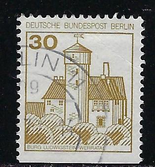 Germany Berlin Scott # 9N394, used, variation from booklet, Mi # 534D