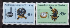 Australian Antarctic Territory L57-8 MNH South Magentic Pole Expedition