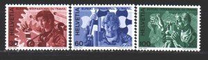 Switzerland. 1975. 105-7. Labor reserves, topography, geodesy. MNH.