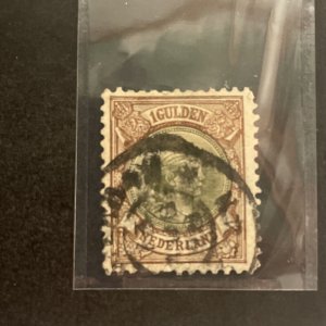 NETHERLANDS SCOTT # 52 Used SCV=$22.50 