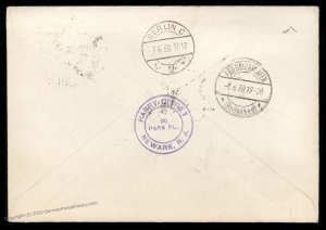 Spain Germany 1930 Graf Zeppelin Barcelona Berlin Si58G Flown Cover 97071