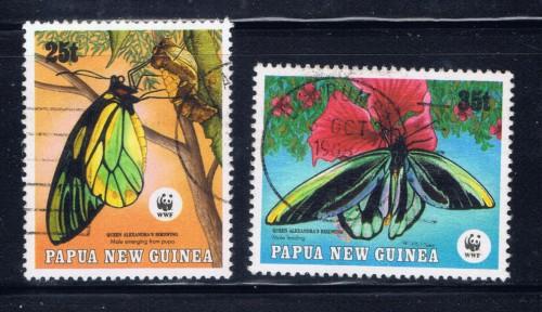 Papua New Guinea 699-700 1988 Used issues