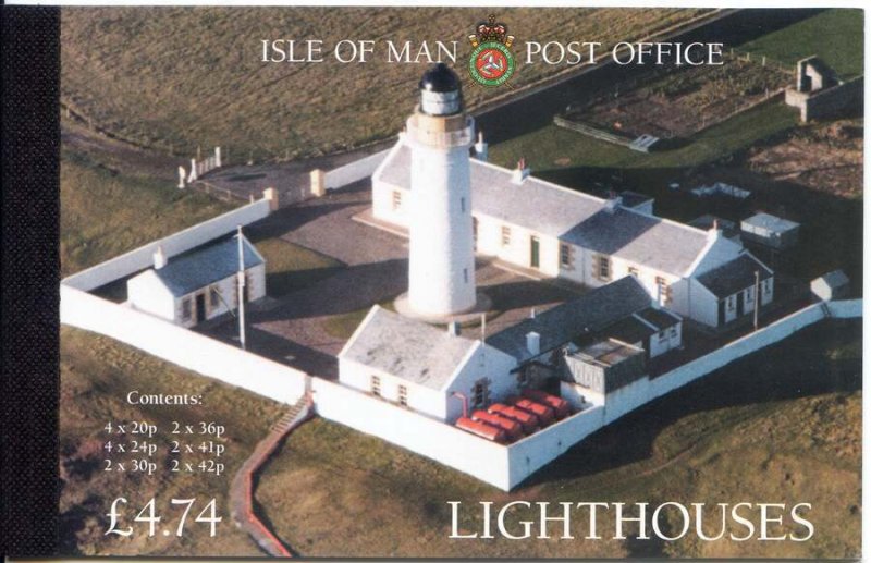 1996 Isle of Man Lighthouses Prestige Booklet SGSB41 Unmounted Mint