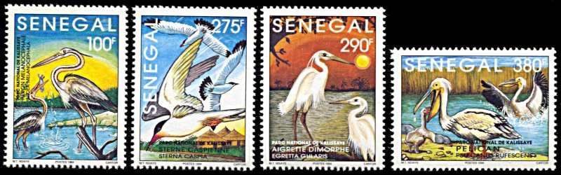 Senegal 1129-1132, MNH, Water Birds at Kalissaye Avifaunal Reserve