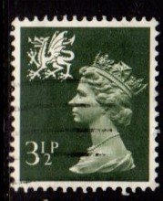 Wales - #WMMH3 Machin Queen Elizabeth II - Used