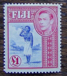 Fiji 1938 1955 £1 MM
