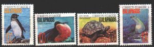 Ecuador. 1992. 2207-11 from the series. Fauna of the Galapagos Islands, turtl...