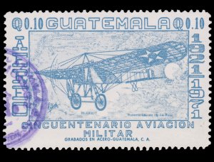 GUATEMALA AIRMAIL STAMP 1972 SCOTT # C476. USED.