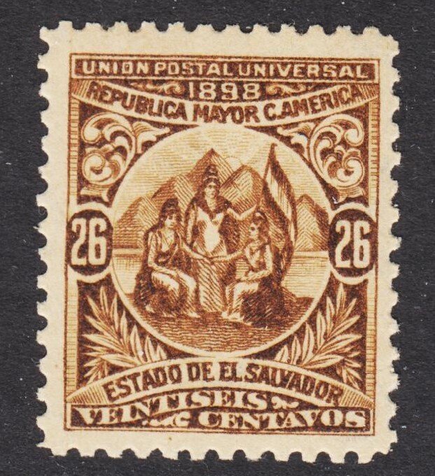 El Salvador Scott 186 wtmk 117 F to VF mint OG NH reprint. FREE...